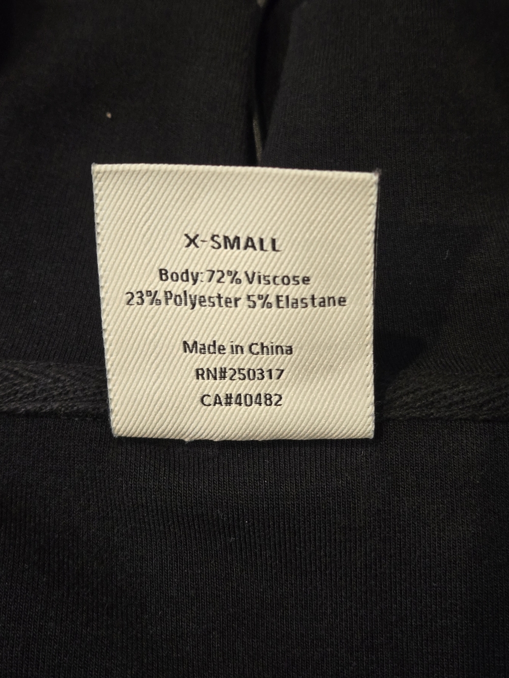 Varley Arcola Black Double Soft Sweatshirt with Cinch Waist Size Extra Small - Picture 9 of 10